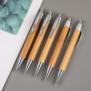 Customized ECO Friendly Wood Ballpoint <b>Pens</b> Bamboo Stylus Ball <b>Pen</b> for <b>Promotion</b> Gift - Product Image 6