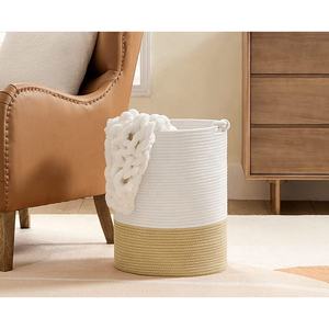 <span class=keywords><strong>Cesta</strong></span> de almacenamiento organizadora de cuerda de algodón moderna <span class=keywords><strong>plegable</strong></span> promocional para el hogar para <span class=keywords><strong>ropa</strong></span> Juguetes - Product Image 5