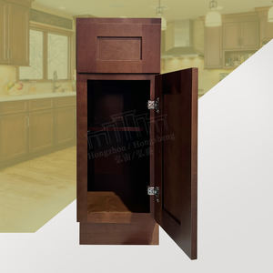 Venta al por mayor Gabinetes de cocina para apartamento 12 "W X 34,5" H X 24 "D Gabinete base de cocina de madera estándar de EE. UU. Puerta a puerta Envío - Product Image 1
