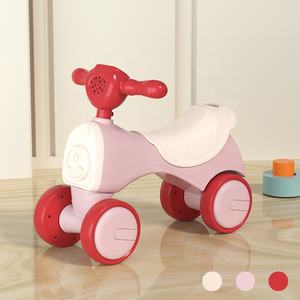 Correpasillos <span class=keywords><strong>de</strong></span> Buena Calidad para Bebé <span class=keywords><strong>de</strong></span> 4 Ruedas <span class=keywords><strong>Coche</strong></span> Deslizante para Niños con Barra <span class=keywords><strong>de</strong></span> Empuje Juguetes Montables para Niños - Product Image 2