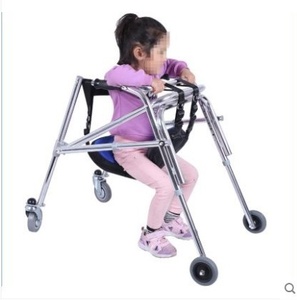 Deambulatore per Bambini Disabili, Stazione di Riabilitazione degli Arti Inferiori, Telaio per Camminare Anti-Ribaltamento Pieghevole - Product Image 4