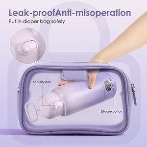 가정용 자동차 사용을위한 새로운 디자인 휴대용 아기 젖병 워머 스테인레스 스틸 라이너 핸들 워머 새로운 아기 수유 병 - Product Image 4