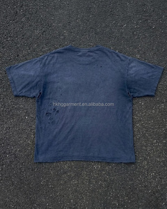 T-shirts d'été pour hommes, t-shirt vintage délavé, coupe ample, t-shirt en coton personnalisé, t-shirt en coton surdimensionné pour hommes - Product Image 2