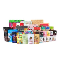 Fabricant de sachets souples personnalisés, étanches, résistants à l'humidité, refermables, pour chewing-gum, aliments pour bébés, chips de pommes de terre