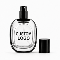 Flacon pulvérisateur de parfum personnalisé avec logo et étiquettes personnalisées, 30 ml, 50 ml, 80 ml, emballage en gros
