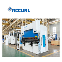Presse plieuse hydraulique en tôle d'acier ACCURL 200T CNC presse plieuse CNC DELEM 66T