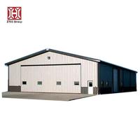 Bâtiment modulaire préfabriqué en structure légère en acier ZTSS, entrepôt moderne