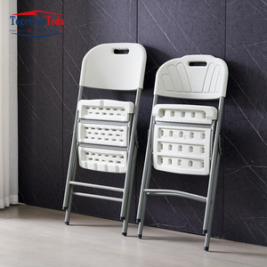 Chaise pliante durable pour banquet, chaise en plastique simple pliable, vente en gros de chaises de mariage pour événements - Product Image 5