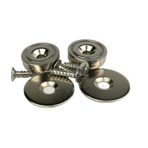 Loquet de porte magnétique, à Base magnétique, porte-outil mural avec trou sur le dessus, 20 pièces, 60kg 80kg, robuste et résistant - Product Image 3