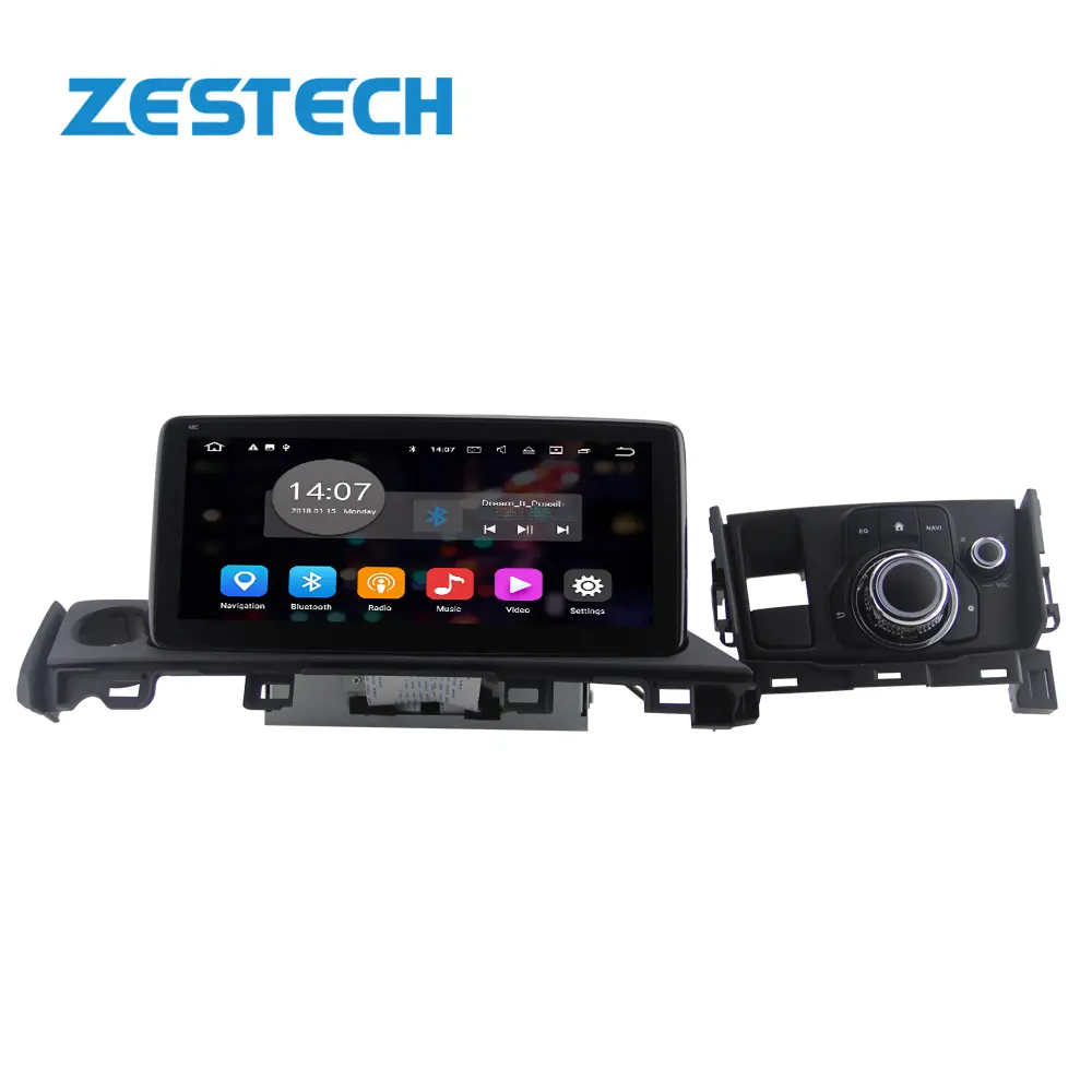 ZESTECH-reproductor multimedia con pantalla táctil para Mazda, Radio de coche con android, 8 núcleos, 4G + 128GB, 1280x720, para Mazda 2/3/6/cx3/cx5/cx9 AXELA/ATENZA, fábrica MTK8259