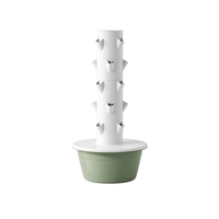 Tour de culture hydroponique modulaire avec kit d'éclairage en option pour herbes, laitues et légumes-feuilles
