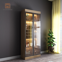 Shangzheng Anpassbarer Esszimmer-Weinschrank Guter Preis Wohnzimmermöbel mit Holzpaneel-Stil für Zuhause