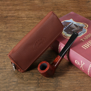 Sacs de rangement de luxe en PU Futeng pour pipes à fumer, sacs à tabac portables personnalisés pour accessoires de fumeur, vente en gros - Product Image 4