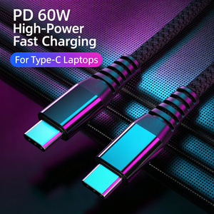 Câble de charge rapide USB C vers Lightning en nylon tressé de 2M, noyau en cuivre étamé épais, transfert de données à 480Mbps, cordon de chargeur à puce sécurisée - Product Image 2