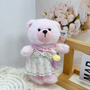 กระโปรงลายดอกไม้สีสันสดใส เครื่องประดับเสื้อผ้า <span class=keywords><strong>ตุ๊กตา</strong></span>หมีขนปุย กระเป๋าแฟชั่นน่ารัก อุปกรณ์เสริม - Product Image 2