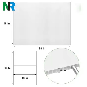 Wholesale Custom Corrugated <b>Plastic</b> <b>Letter</b> Blank 24x18 Yard Signs with Stakes for Advertising Factory Processing Service Cutting - Product Image 3
