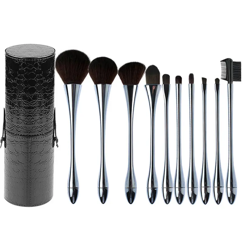 10Pcs Makeup Eyeshadow Blending Make-up Brush Makeup Tool Makeup Brush Set For Foundation Cosmetics