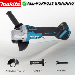 Amoladora Angular Inalámbrica Makita <span class=keywords><strong>DGA504</strong></span> de 18 V y 6.0 Ah con Motor Sin Escobillas de 125 mm, Herramienta de Corte Recargable - Product Image 1