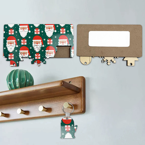 Porte-clés mural en MDF personnalisable par sublimation pour la gestion des relations client et le renforcement <span class=keywords><strong>de</strong></span> l'image <span class=keywords><strong>de</strong></span> marque - Product Image 2