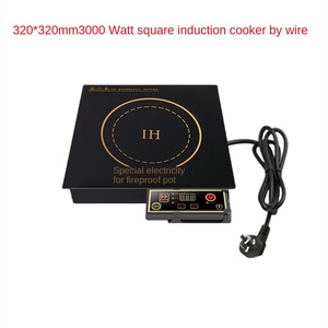 Olla Eléctrica Comercial de Acero Inoxidable para Shabu-Shabu de 3.5kW con Control de Perilla Empotrada, Manual, a Batería y Control por Aplicación - Product Image 1