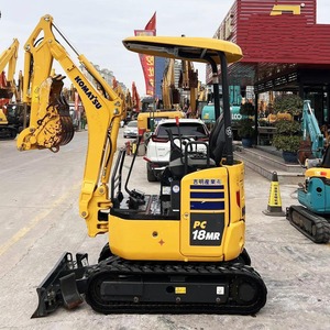 Mini-excavatrice Komatsu PC-18MR d'occasion de haute qualité, 1,8 tonne, godet de 0,12 m, prix bas, accessoire tarière - Product Image 1