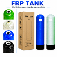 Réservoir FRP industriel de ramollissement des eaux usées, modèle 1054, résistant à la pression, anti-âge, purification, capacité 250L-10000L, base trépied