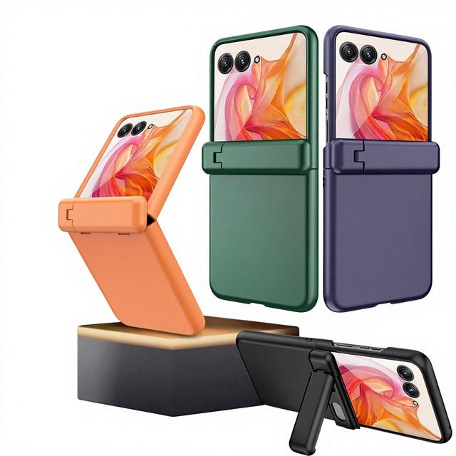 Motorola Razr 60 Ultra Folding Louver Bracket Spring Outer Hinge PC Shockproof Phone Case Full Hinge Protection Cover