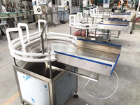 Collecteur de bouteille rotatif, à double tour/brouilleur réception machine de table