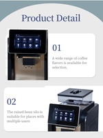 Machine à Café Expresso Automatique Professionnelle Électrique Commerciale Meilleure Grand Écran Tactile