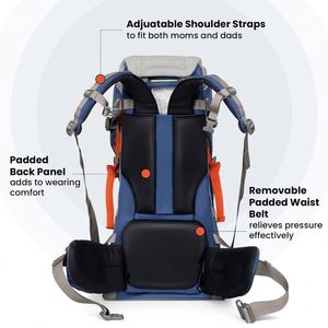Échantillon Gratuit - Porte-Bébé Ventral Ergonomique Respirant et Doux pour Nouveau-né - Écharpe de Portage 0-48 Mois - Vente Flash - Product Image 3