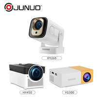 Projecteur portable JUNUO HY300 PRO YG300 Hy320mini Hy260pro 1080P Full HD pour extérieur, vente chaude, home cinéma, proyector pour usage domestique