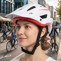 Casque de VTT pour femmes, ajustement réglable, doublure rembourrée, casque de cyclisme, service de fabrication ODM sous marque privée, qualité professionnelle