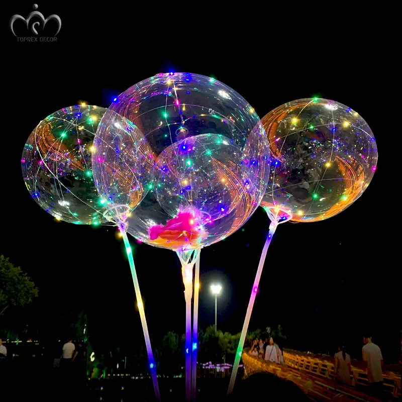 Party decorations wholesale 18 inch led balloon light for wedding valentines day gifts