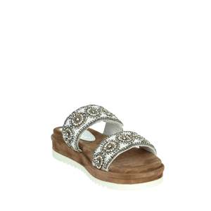 Sandalias de Tacón Cinzia Soft Donna Ciabatta Con Zeppa Blancas para Mujer, Talla 37 - Product Image 4