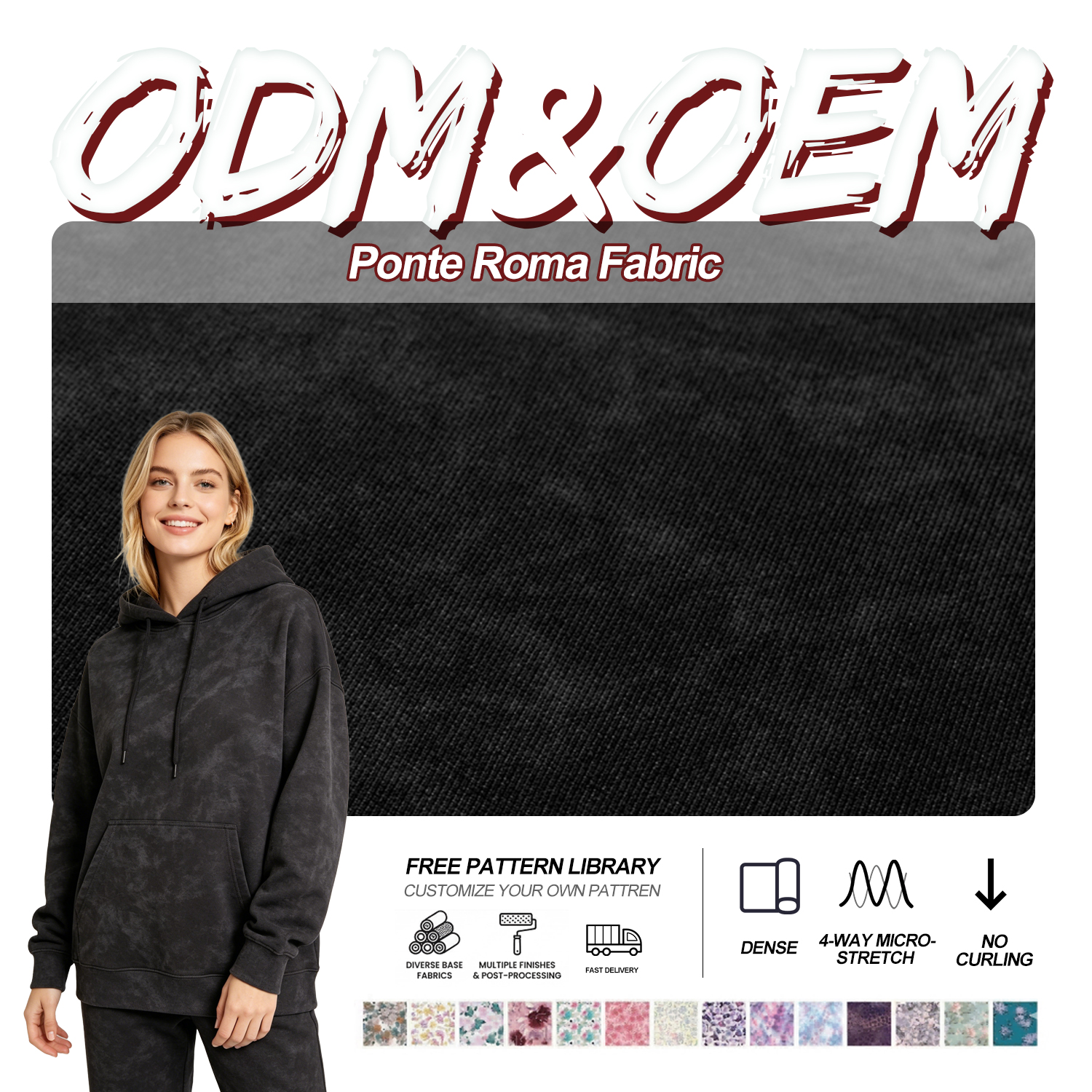 Womenswear Brands Rayon Nylon Jersey Knit Printed Fabric for Women Dress Pants Bulk Dress Orders Wholesale by Roll
