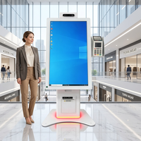 Kiosque mural à écran tactile 21 pouces, terminal de commande en libre-service Android, processeur RK3576, machine de paiement pour restaurant, complet