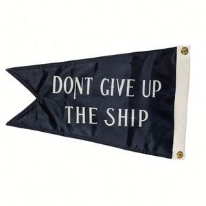Custom Design Competitive Advantage Nice Price 30x45cm Polyester Double Sided Advertising Custom <b>Small</b> Burgee Flags for Boats - Product Image 2