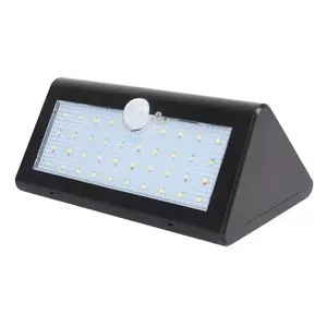 Luminária noturna de indução com infravermelho, energia solar, para áreas externas, para segurança do jardim, para parede, com sensor de movimento pir