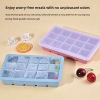 Moule à glaçons en silicone de qualité alimentaire pour la maison, outil magique de pressage pour glaçons rapides et faciles à démouler, moule à boules de glace