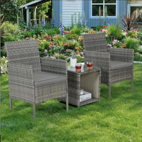 Ensemble de canapés en rotin PE de qualité supérieure résistant aux intempéries meubles de patio extérieurs modernes pour terrasse de jardin salon au bord de la piscine