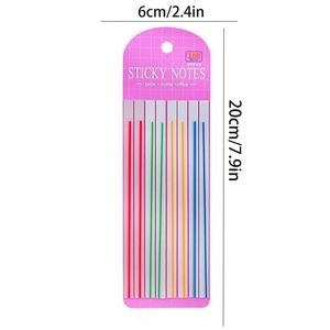 New Arrival Self-Adhesive PET Transparent Sticky Notes Promotional <b>Bookmarks</b> for Students and Office Use for Memo Pads - Product Image 2