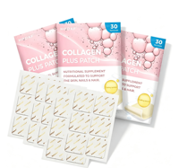 HODAF Factory Supply Collagen Plus Transdermal Patch Infused With Vitamin C, Skin Nails Hair Care Nutritional Supplement Patch