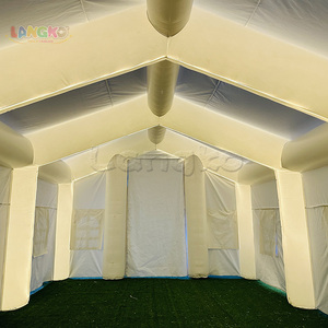 Tente de <span class=keywords><strong>camping</strong></span> gonflable Langko blanche avec éclairage LED de haute qualité - Product Image 5