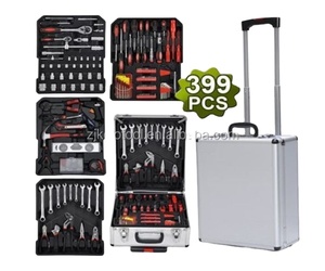Mới tùy chỉnh thiết kế bền 399pcs kết hợp nhôm trường hợp tự động sửa chữa công cụ thiết lập với bánh xe - Product Image 2