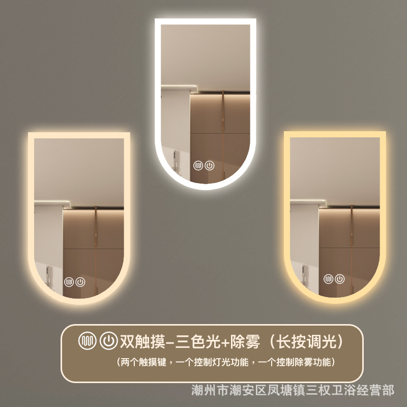 Modèle C - Lumière tricolore + désembuage (luminosité réglable)