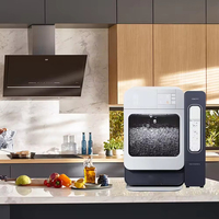 Machine à glaçons en acier inoxydable 3.4 L Nugget Machine à glaçons portable Wifi Machine à glaçons domestique 20kg/24h