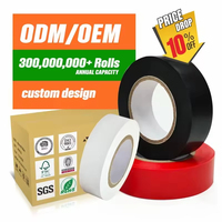 Ruban PVC noir ignifuge et isolant pour matériaux électriques en caoutchouc, plastique et vinyle, idéal pour le masquage électrique