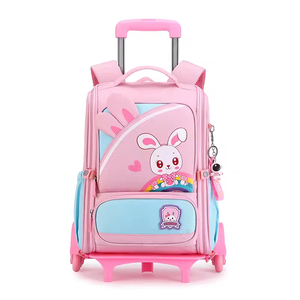 Hot Selling <b>Kids</b> Cartoon Trolley School Bags Primary Children Wheeled <b>Backpacks</b> 6 Wheels Boys Girls Students Trolley <b>Backpacks</b> - Product Image 2