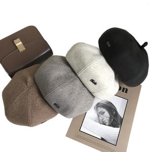 Béret pour femme, automne et hiver, nouveau chapeau octogonal de peintre, chapeau décontracté polyvalent, chapeau de newsboy, chapeau rétro britannique - Product Image 5