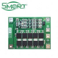 Carte de protection de batterie Li-ion 3S 12V 20A pour cellules 18650 avec chargeur et BMS - Électronique intelligente